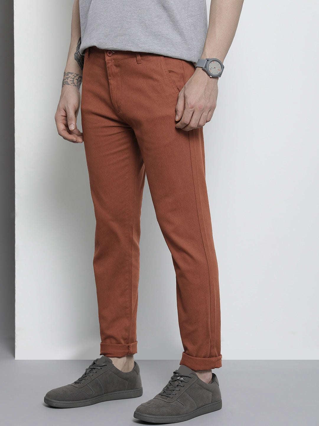 Men's Solid Chino Pants