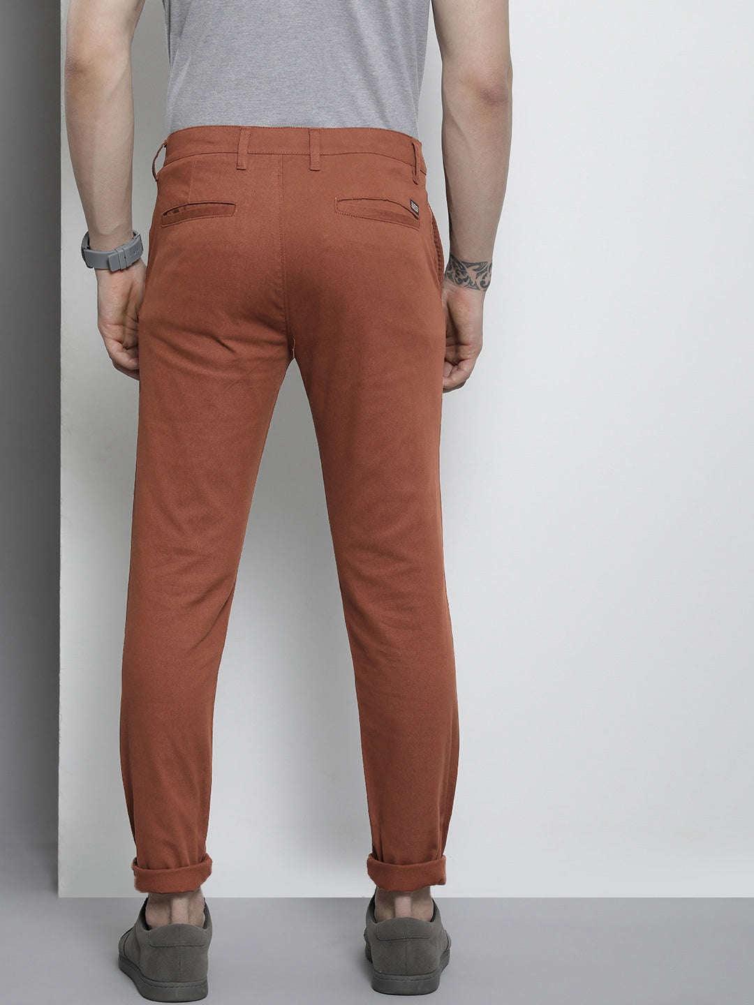 Men's Solid Chino Pants