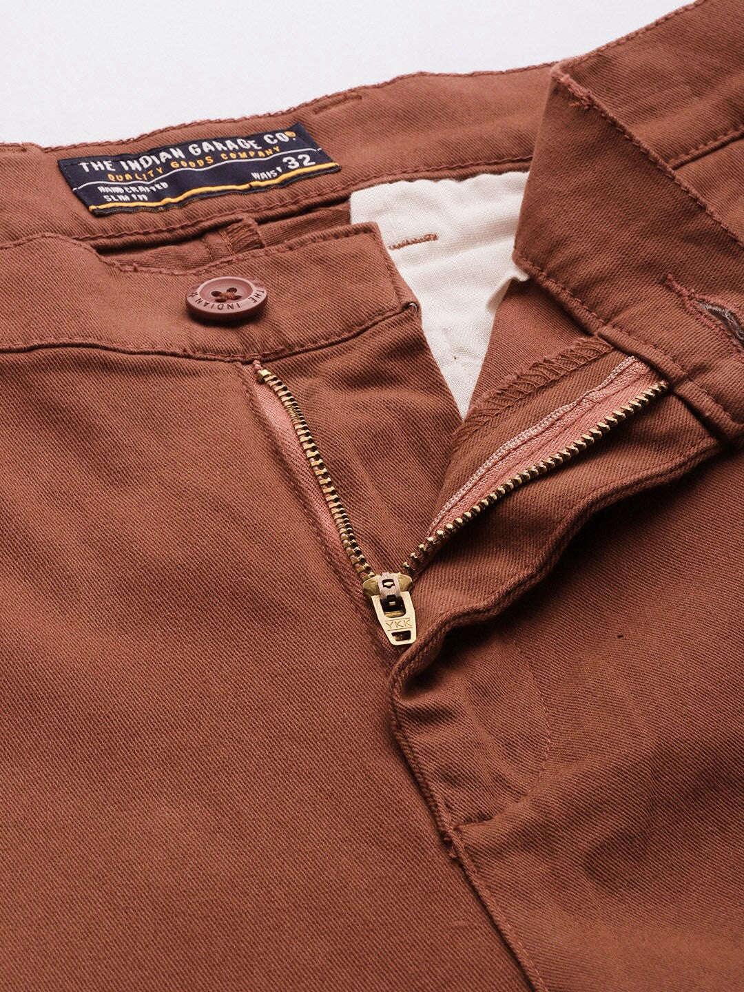 Men's Solid Chino Pants