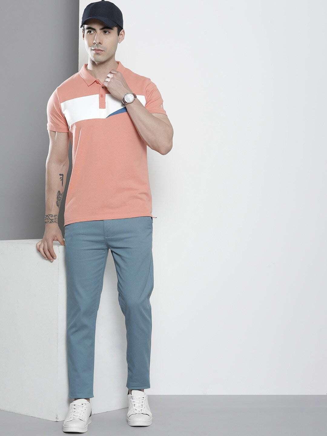 Men's Solid Chino Pants