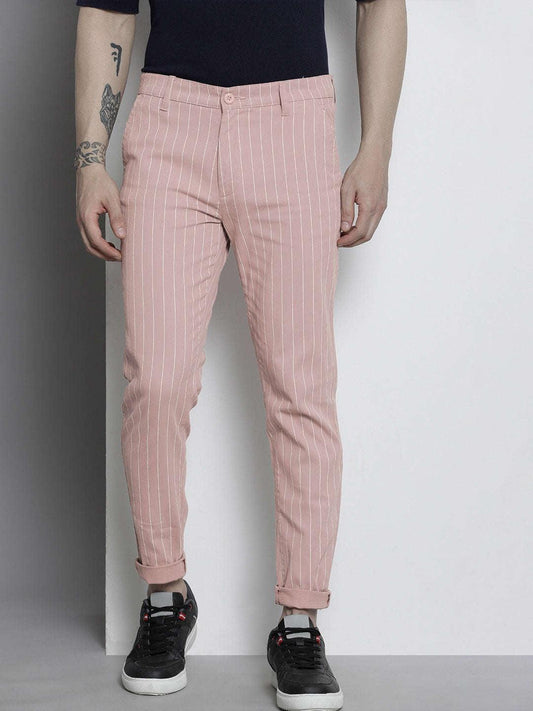 Men's Striped Chino Pants