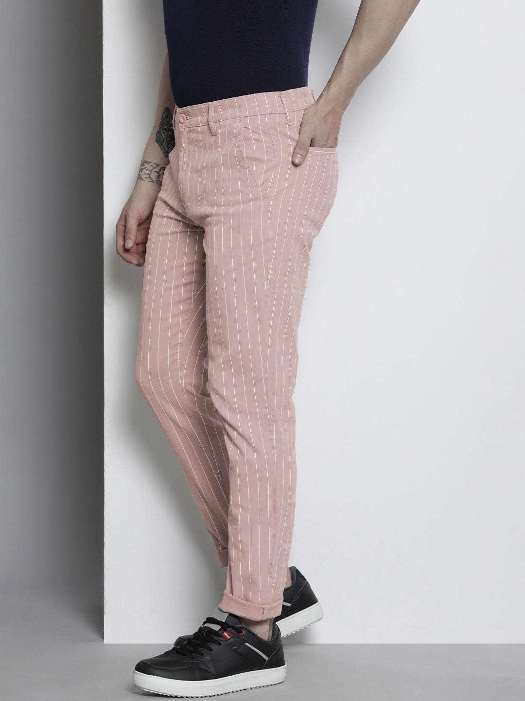 Men's Striped Chino Pants