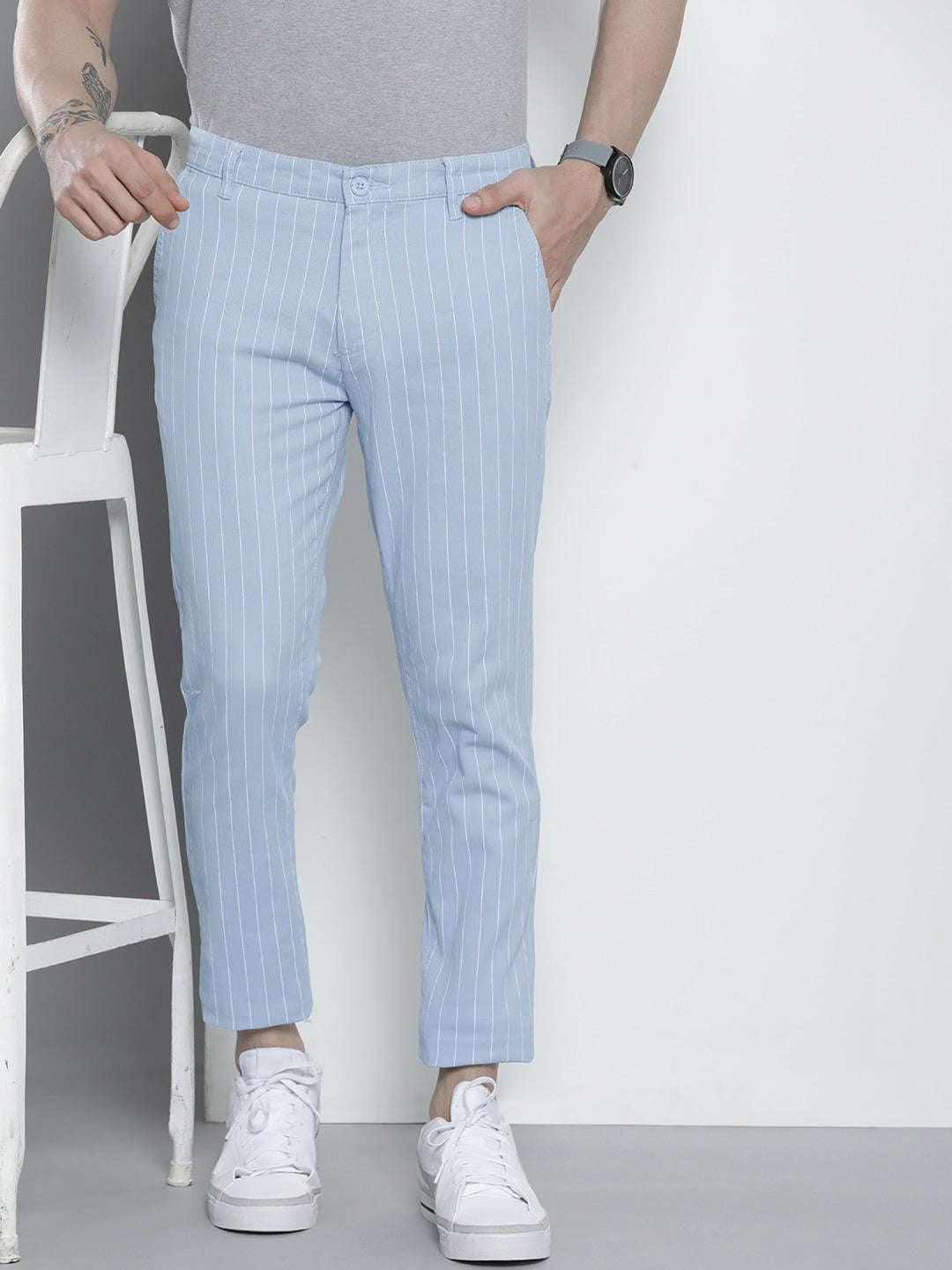 Men's Striped Chino Pants