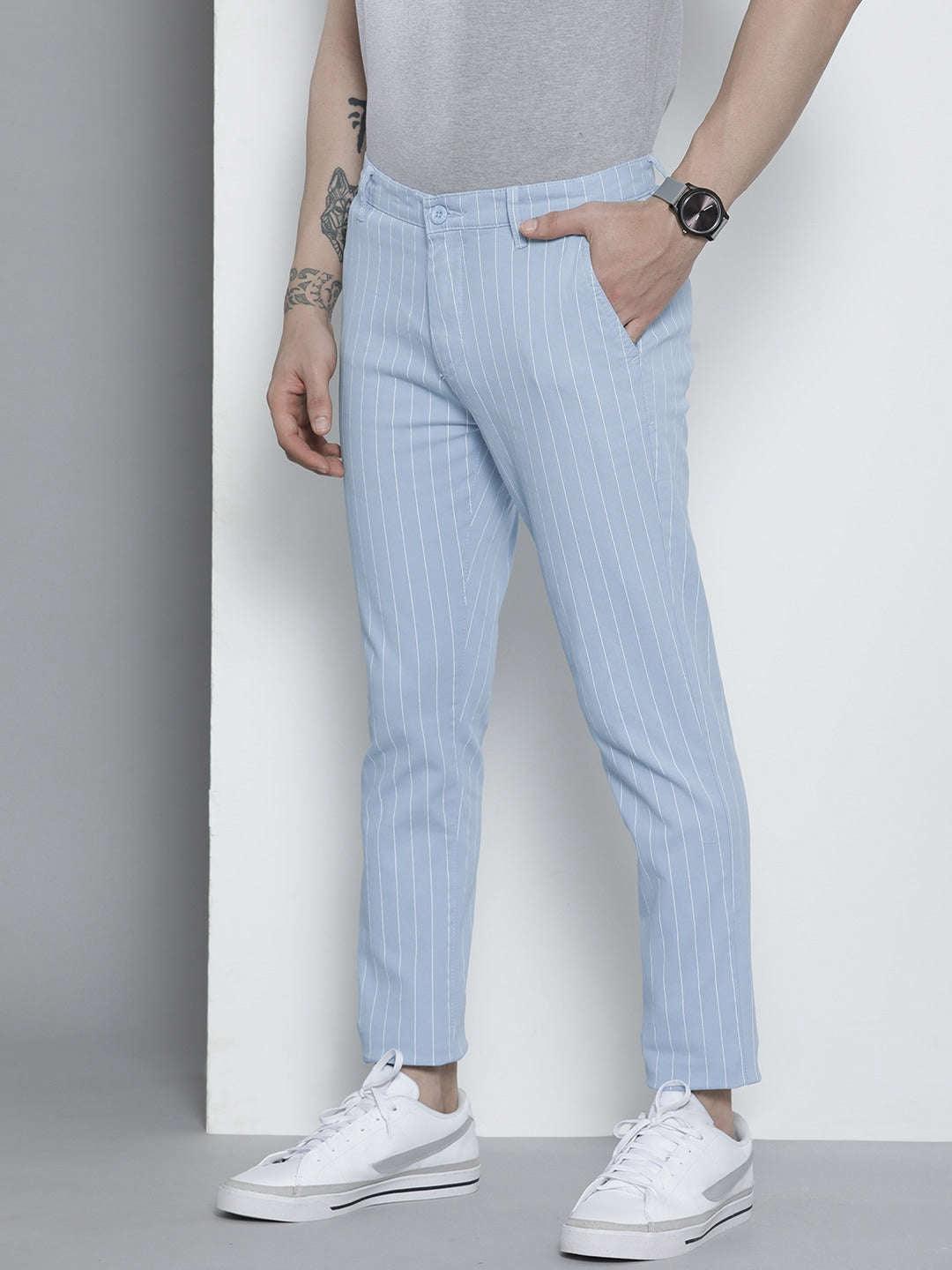 Men's Striped Chino Pants