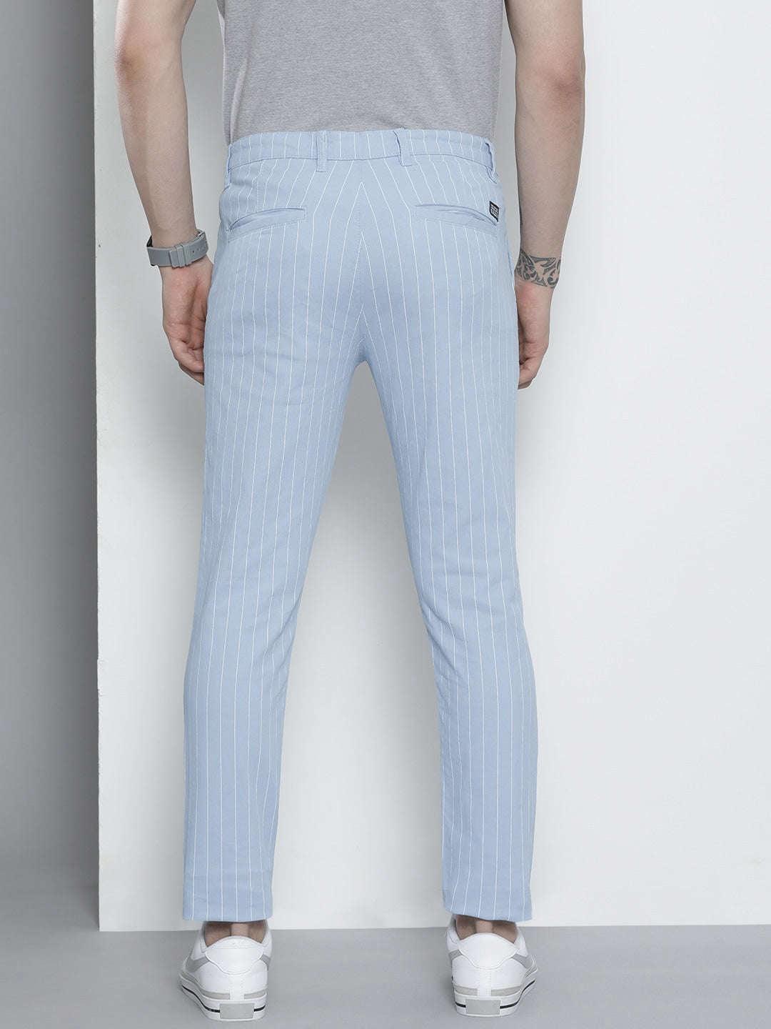 Men's Striped Chino Pants