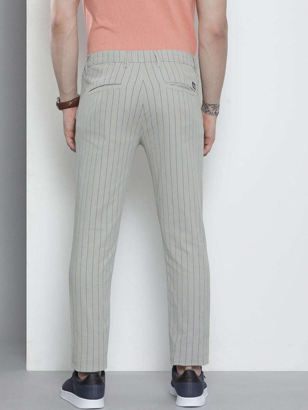 Men's Striped Chino Pants