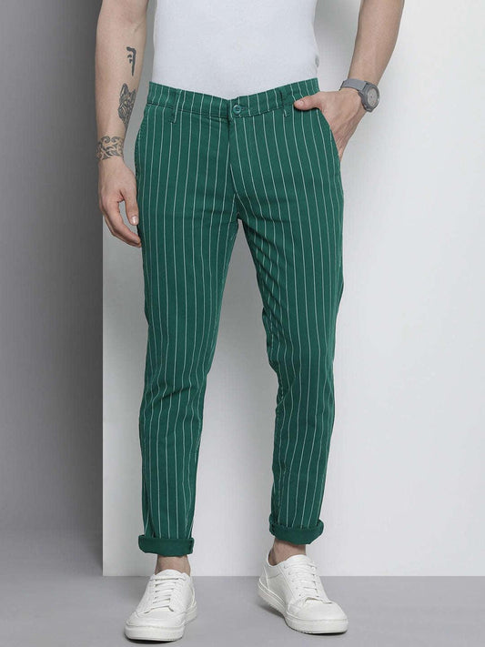 Men's Striped Chino Pants