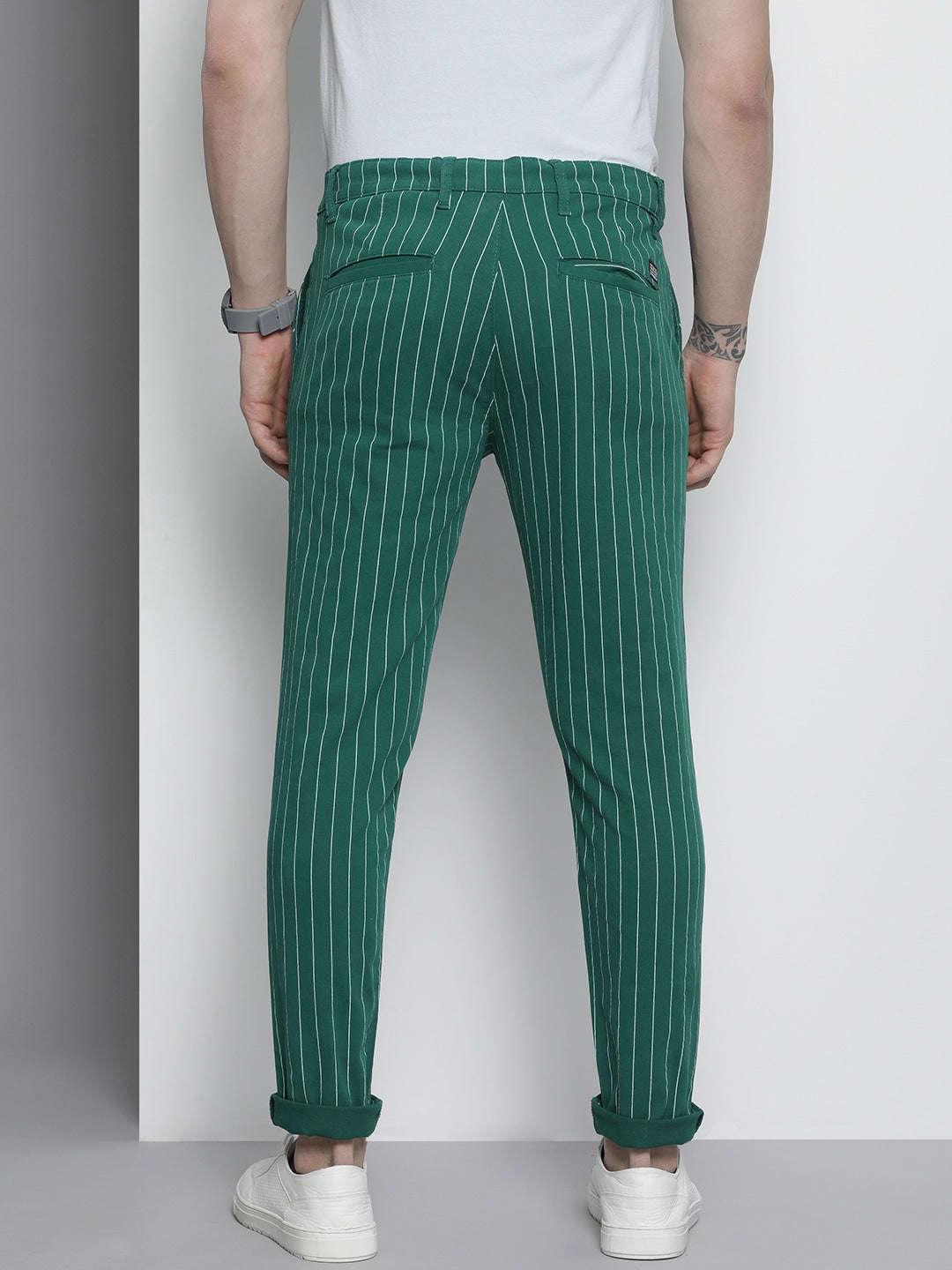 Men's Striped Chino Pants