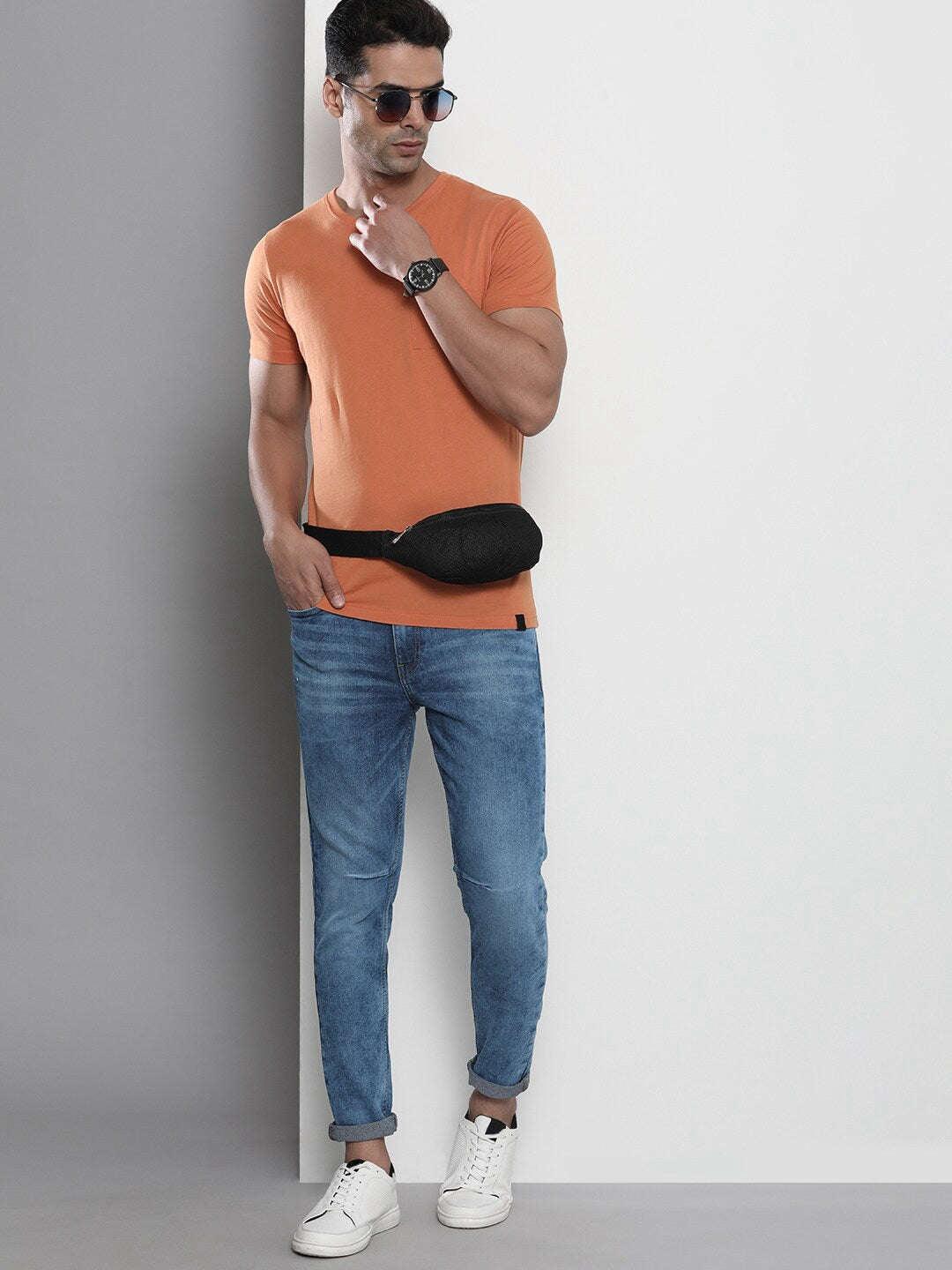 Men's Distress Carrot Fit Jeans