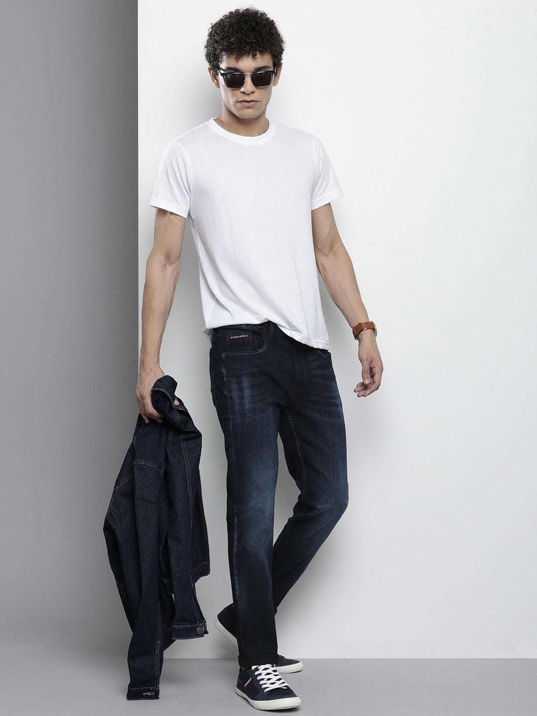 Men's Distress Skinny Fit Jeans