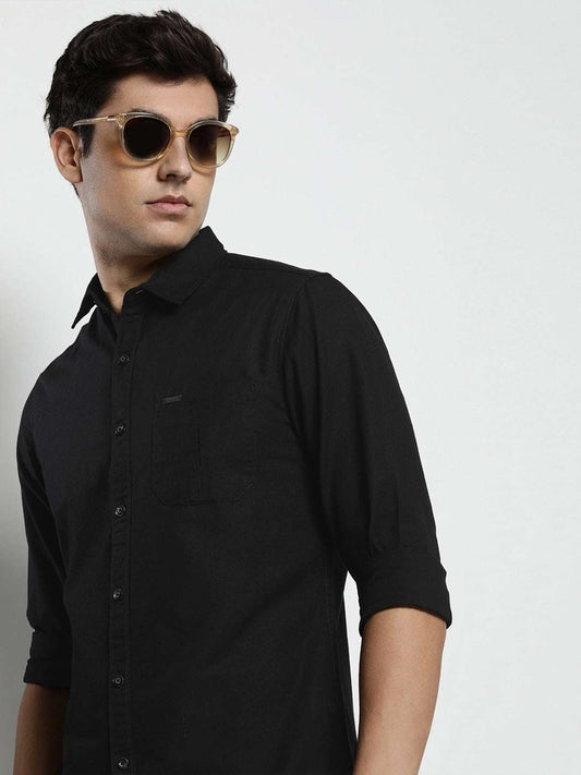 Men's Solid Regular Fit Shirt