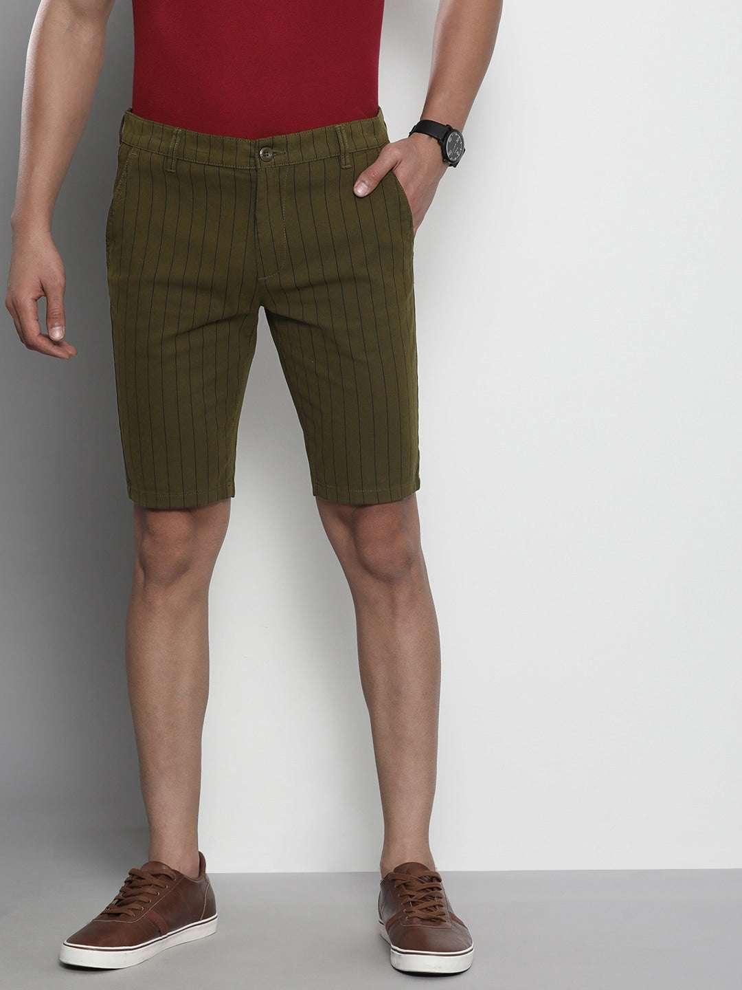 Men's Chino Striped Shorts