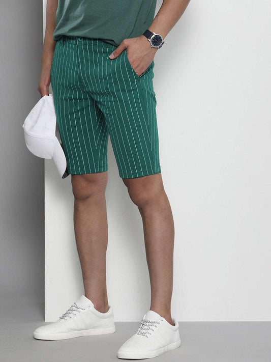 Men's Chino Striped Shorts