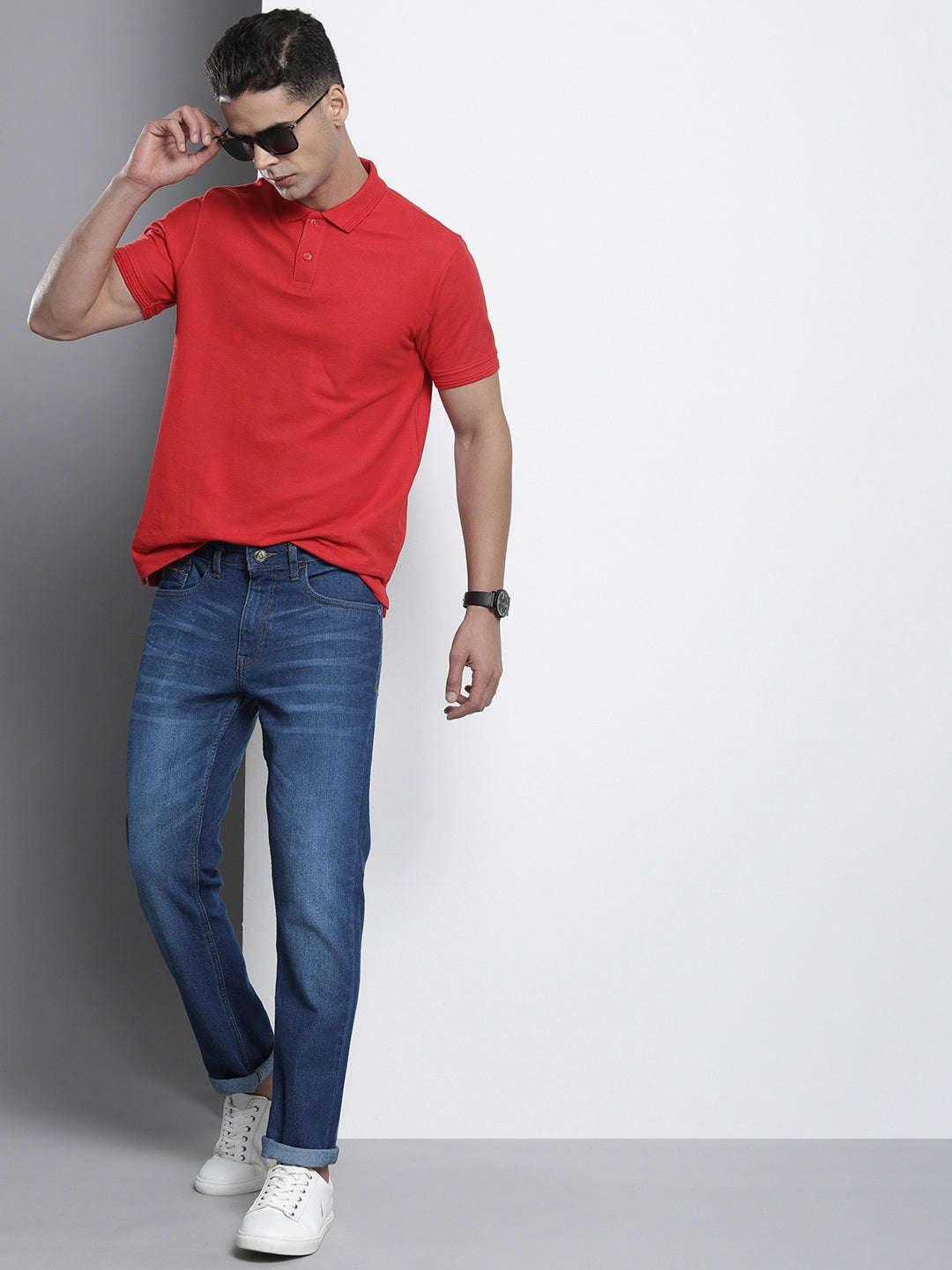 Men's Slim Straight Fit Jeans