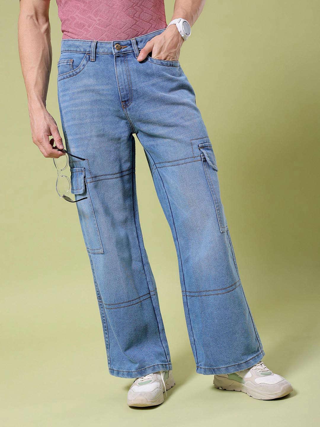 Men's Wide Leg Jeans