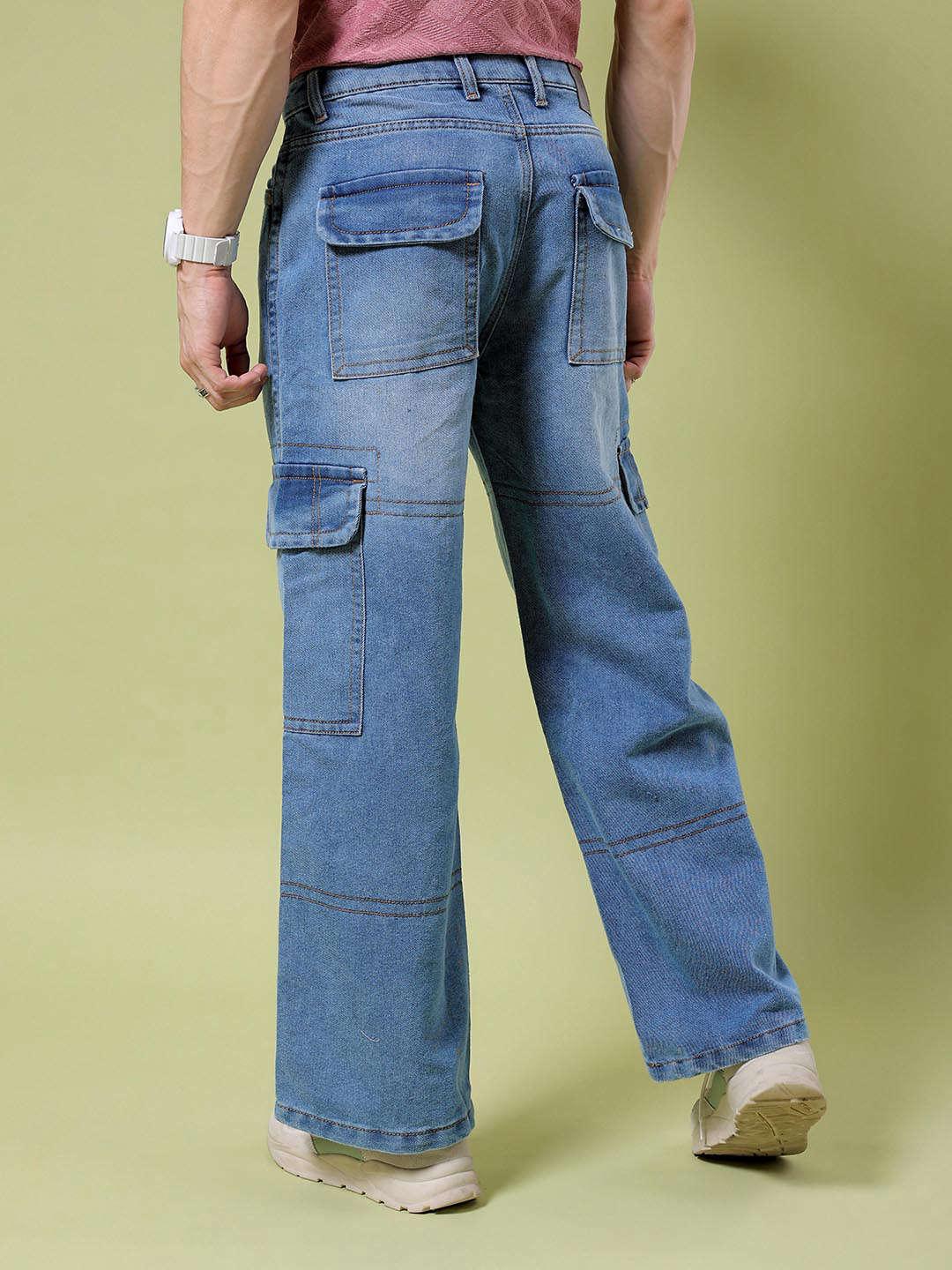 Men's Wide Leg Jeans