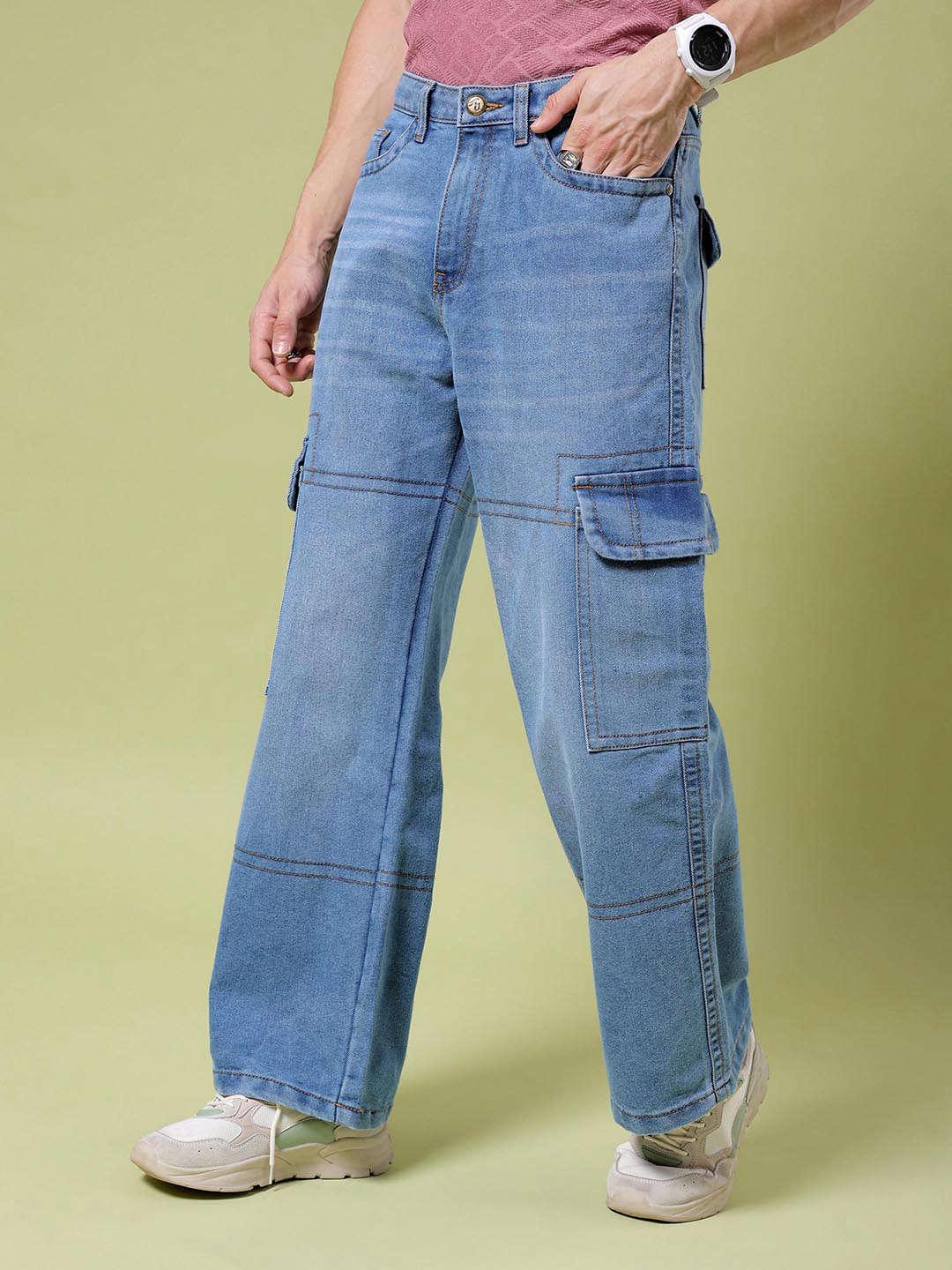 Men's Wide Leg Jeans