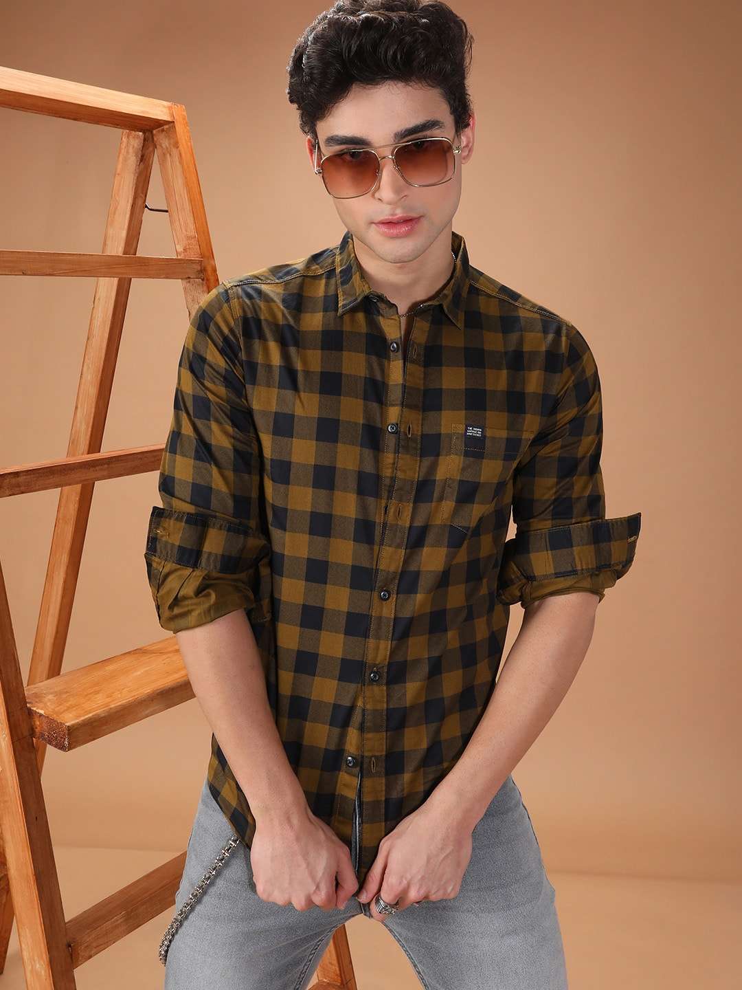 Men's Checked Casual Shirt