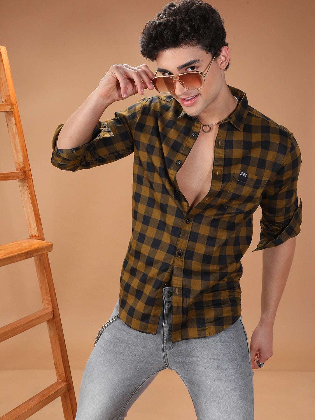 Men's Checked Casual Shirt