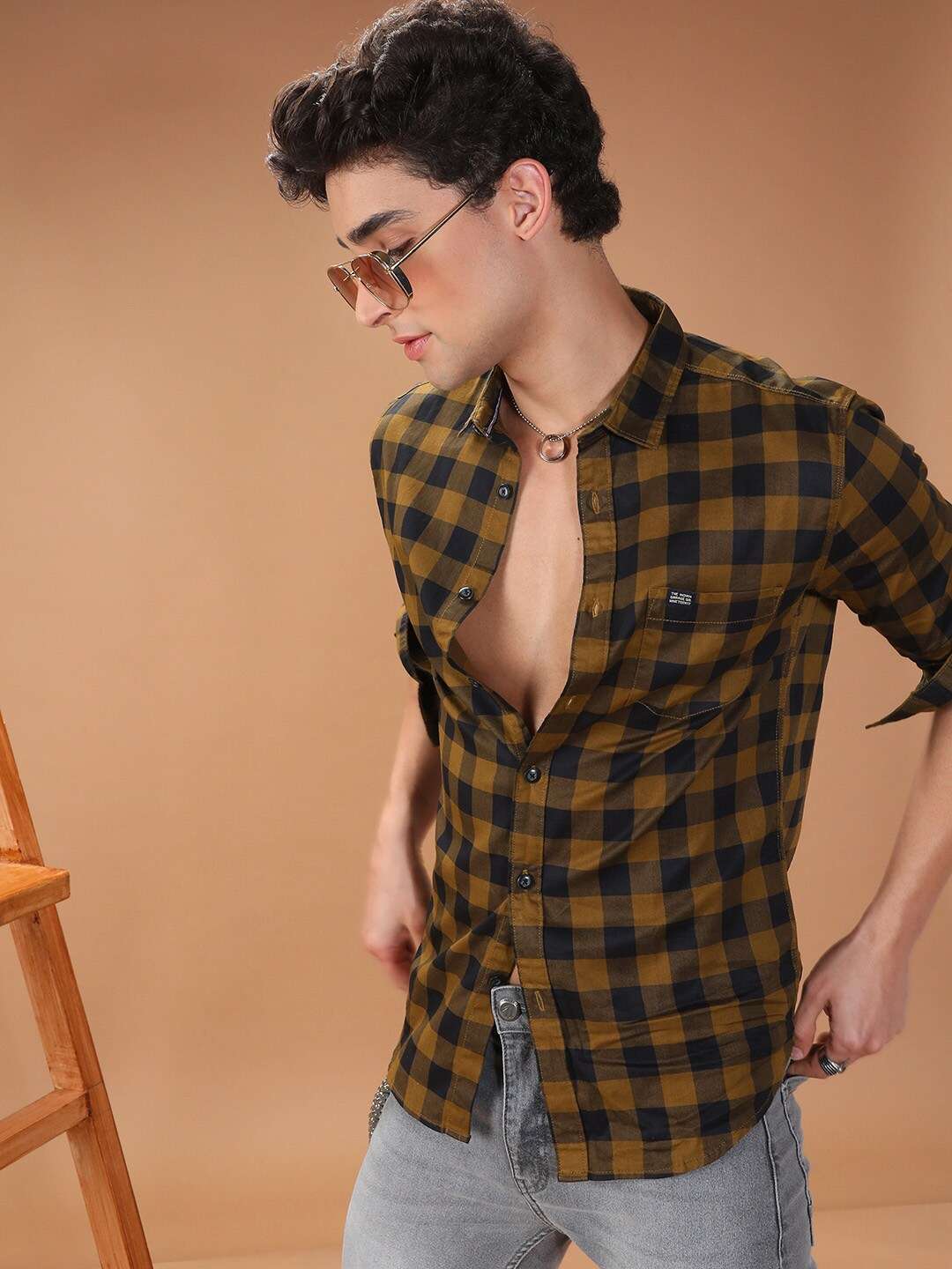 Men's Checked Casual Shirt