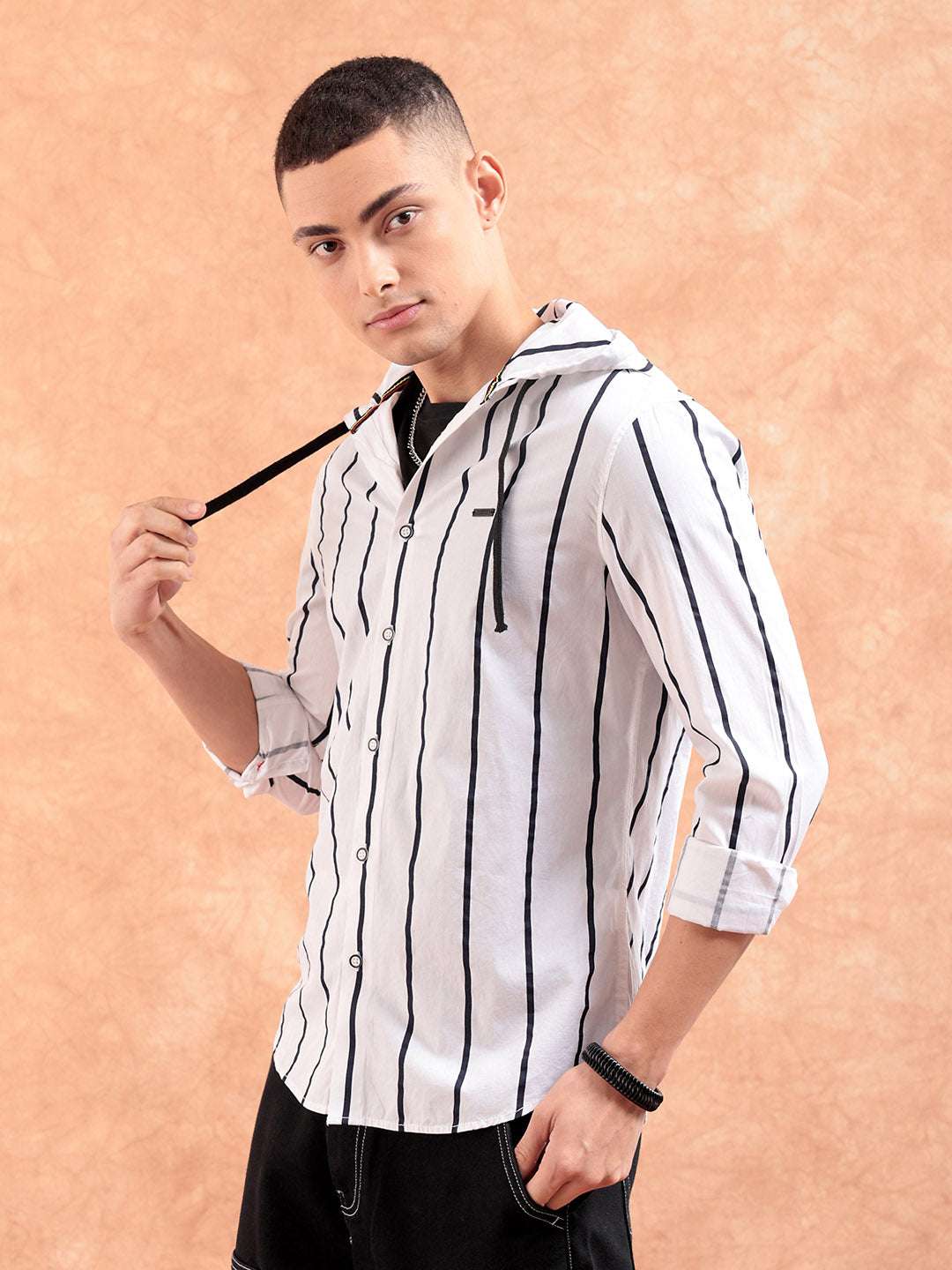 Men's Striped Slim Fit Shirt