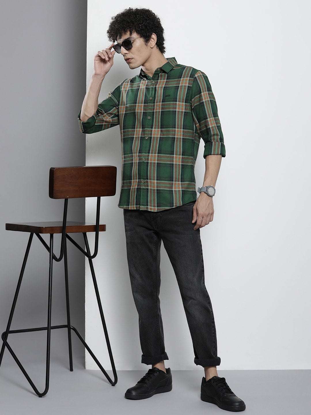 Men's Checked Regular Fit Shirt