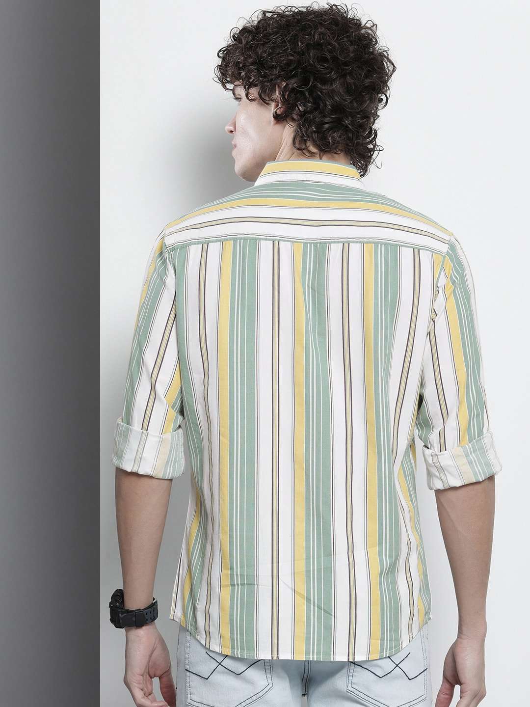 Men's Striped Regular Fit Shirt