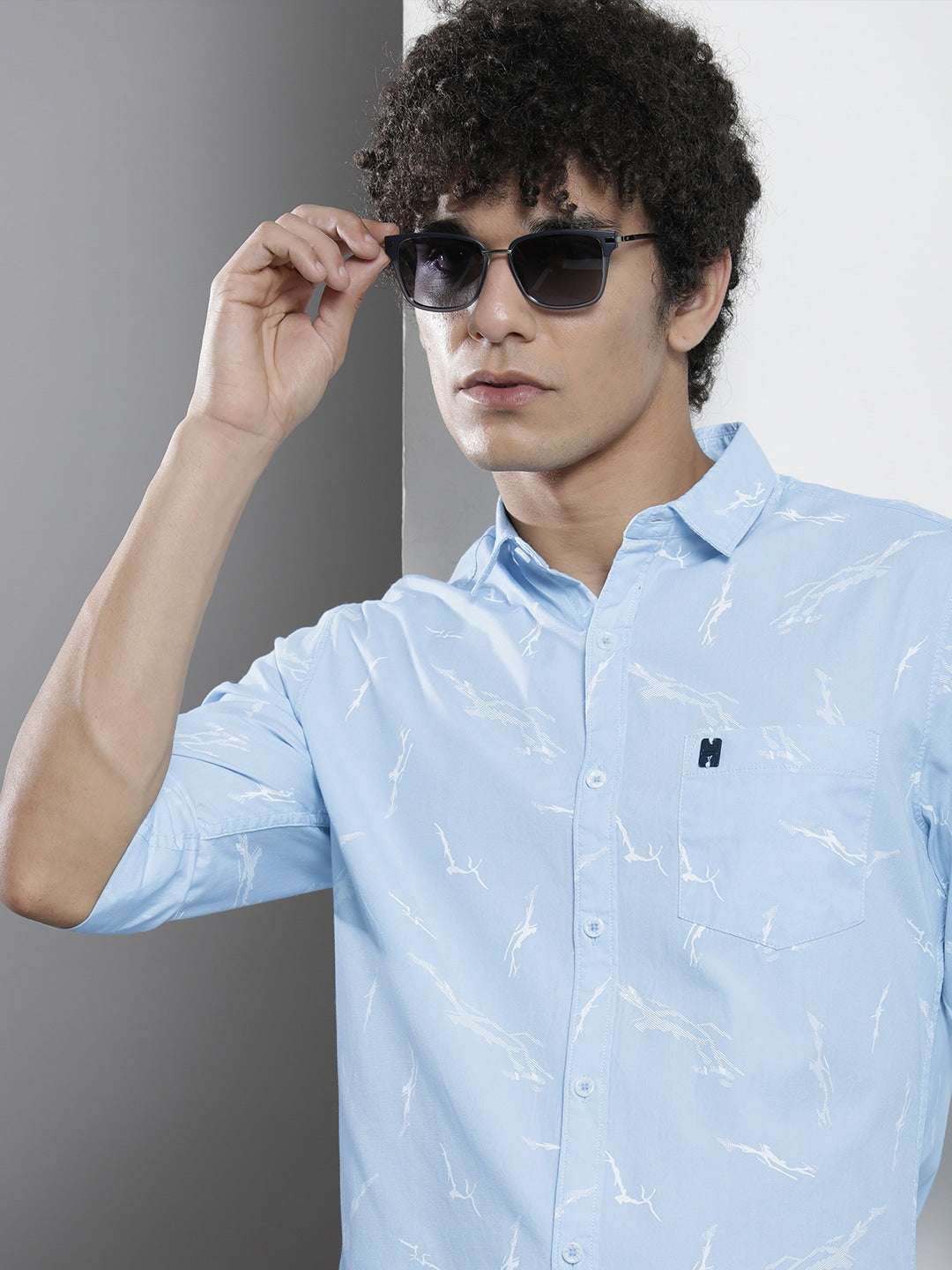 Men's Printed Regular Fit Shirt