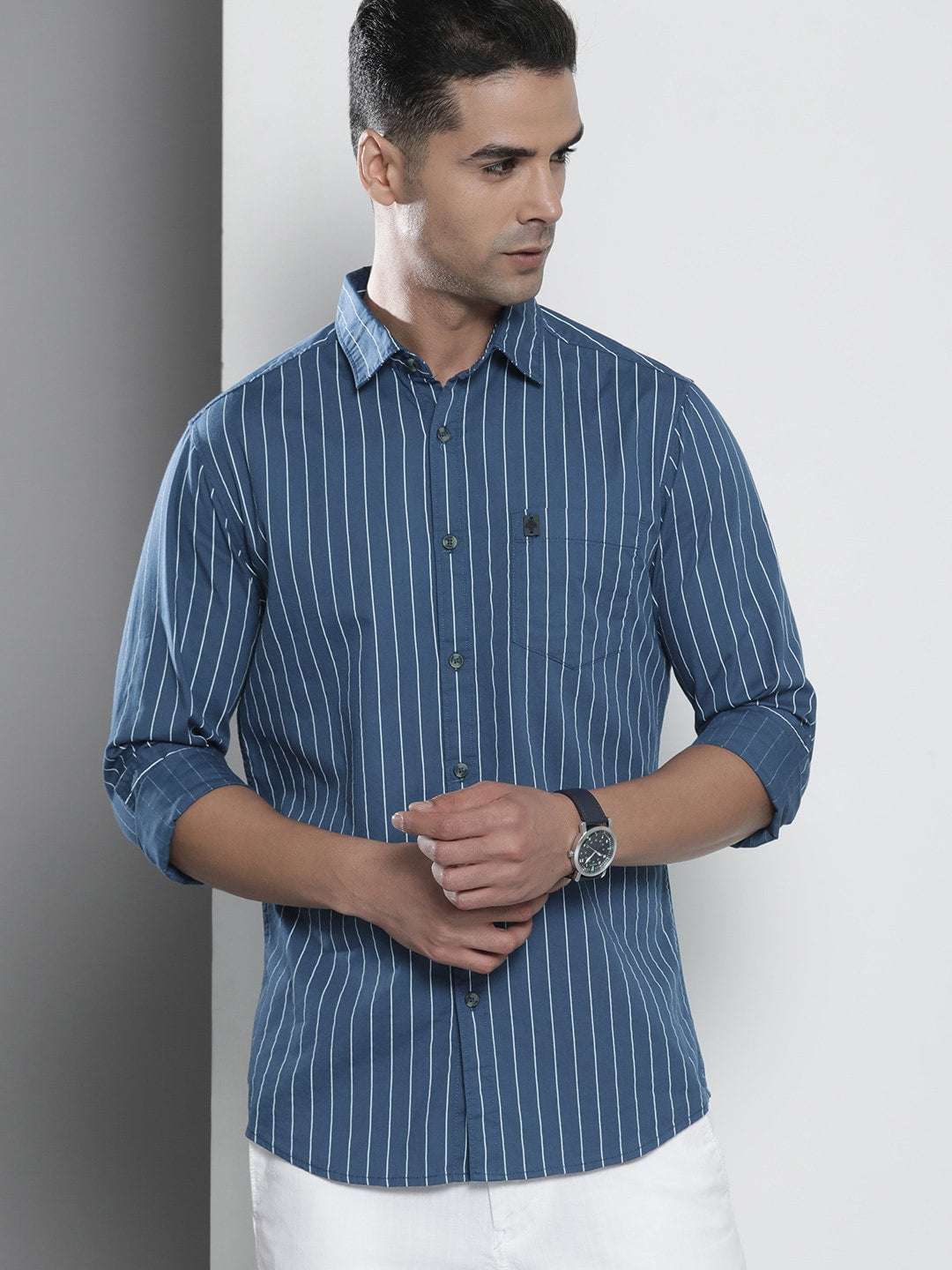 Men's Striped Casual Shirt