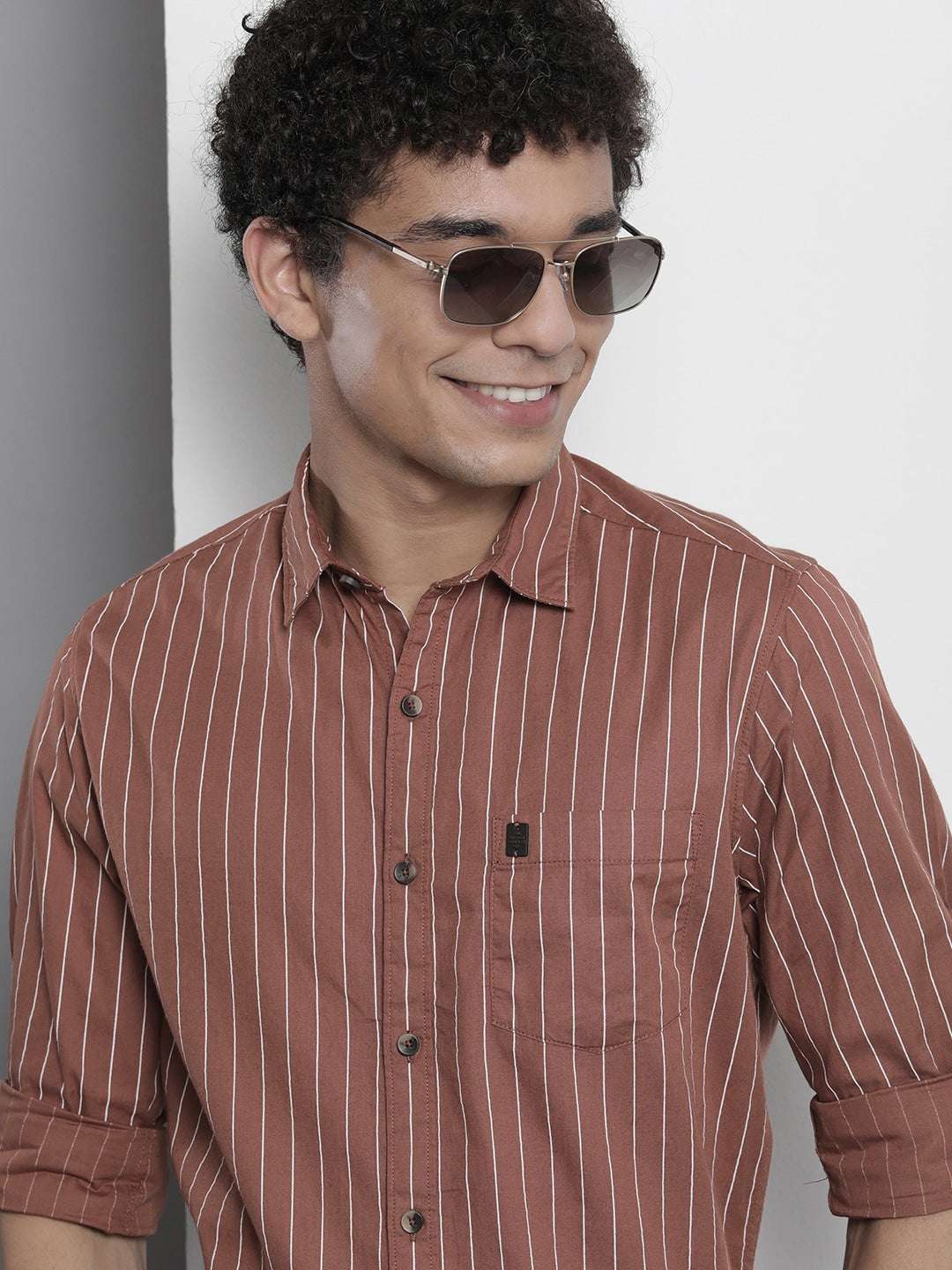 Men's Striped Casual Shirt