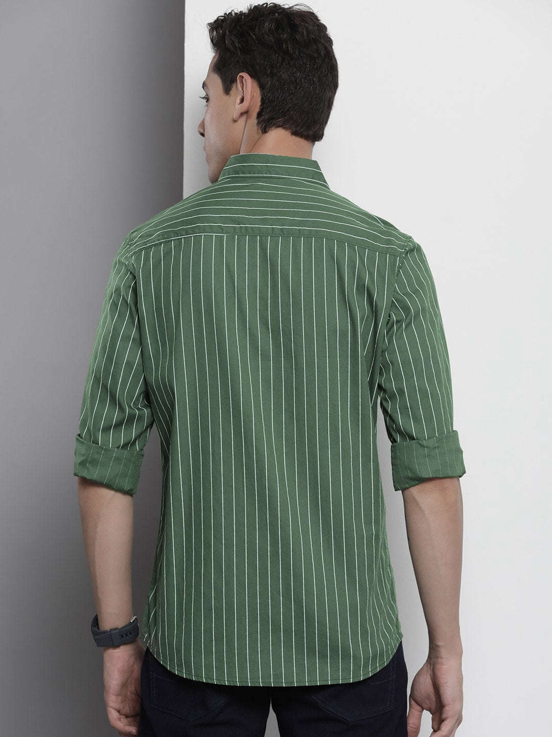 Men's Striped Casual Shirt