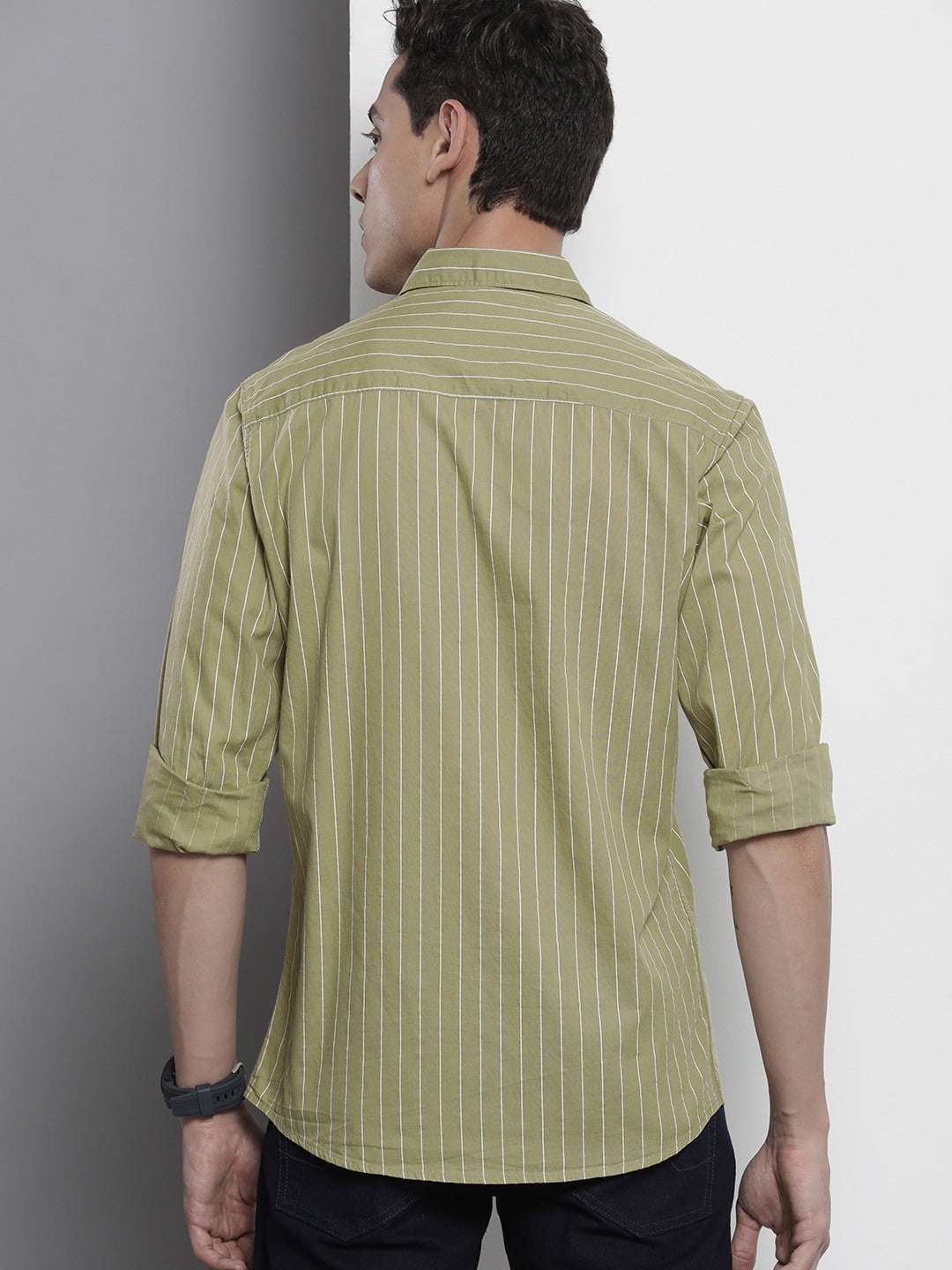 Men's Striped Casual Shirt