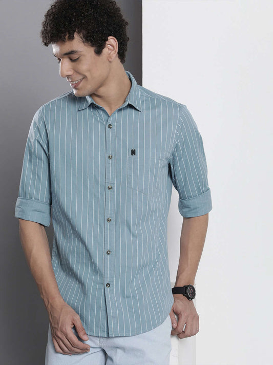 Men's Striped Casual Shirt