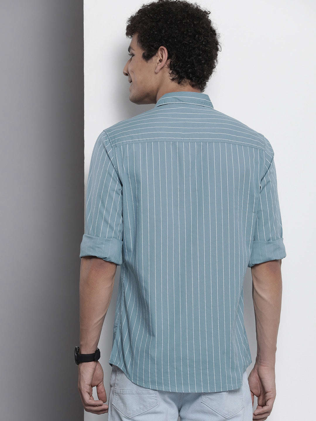 Men's Striped Casual Shirt