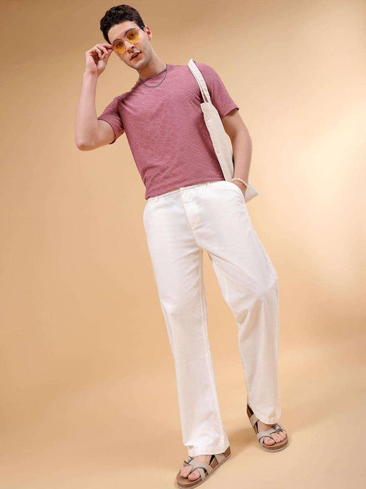 Men's Solid Trouser