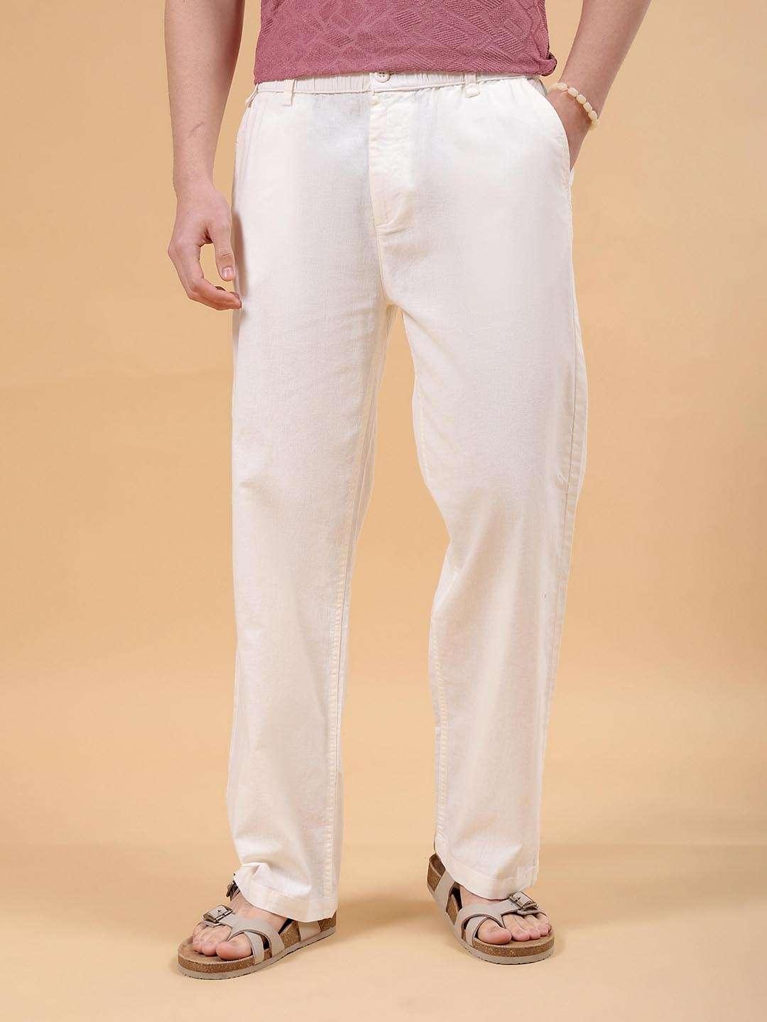 Men's Solid Trouser