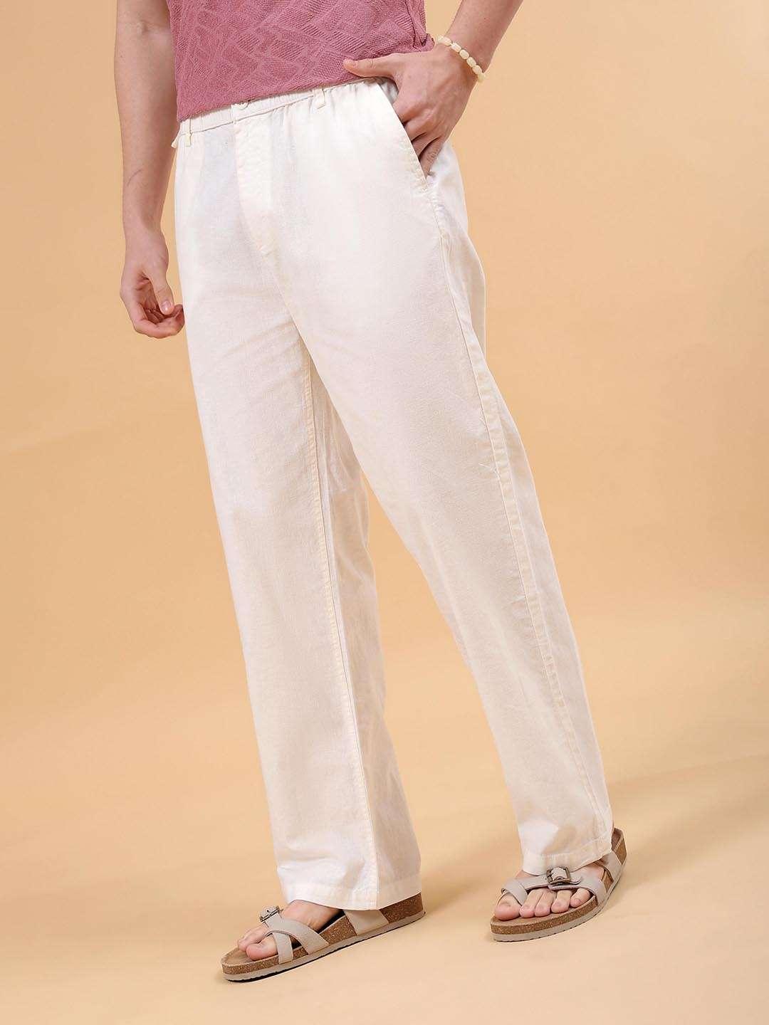 Men's Solid Trouser