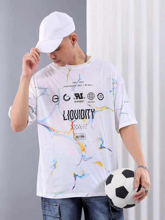 Men's Printed Oversized T-Shirt