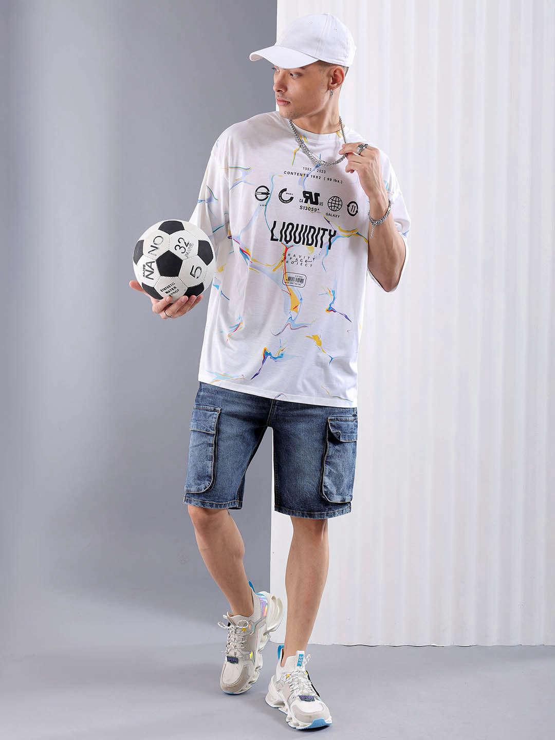 Men's Printed Oversized T-Shirt