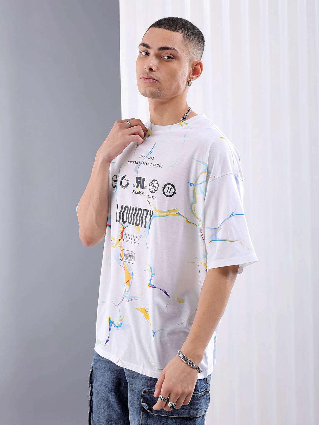 Men's Printed Oversized T-Shirt