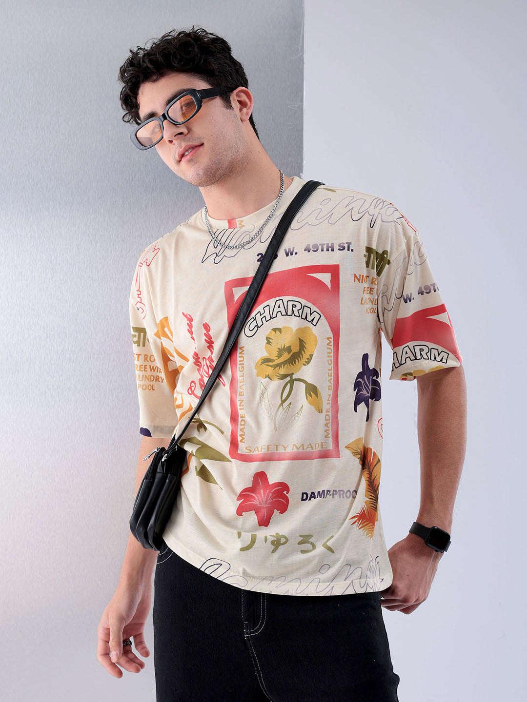 Men's Printed Oversized T-Shirt