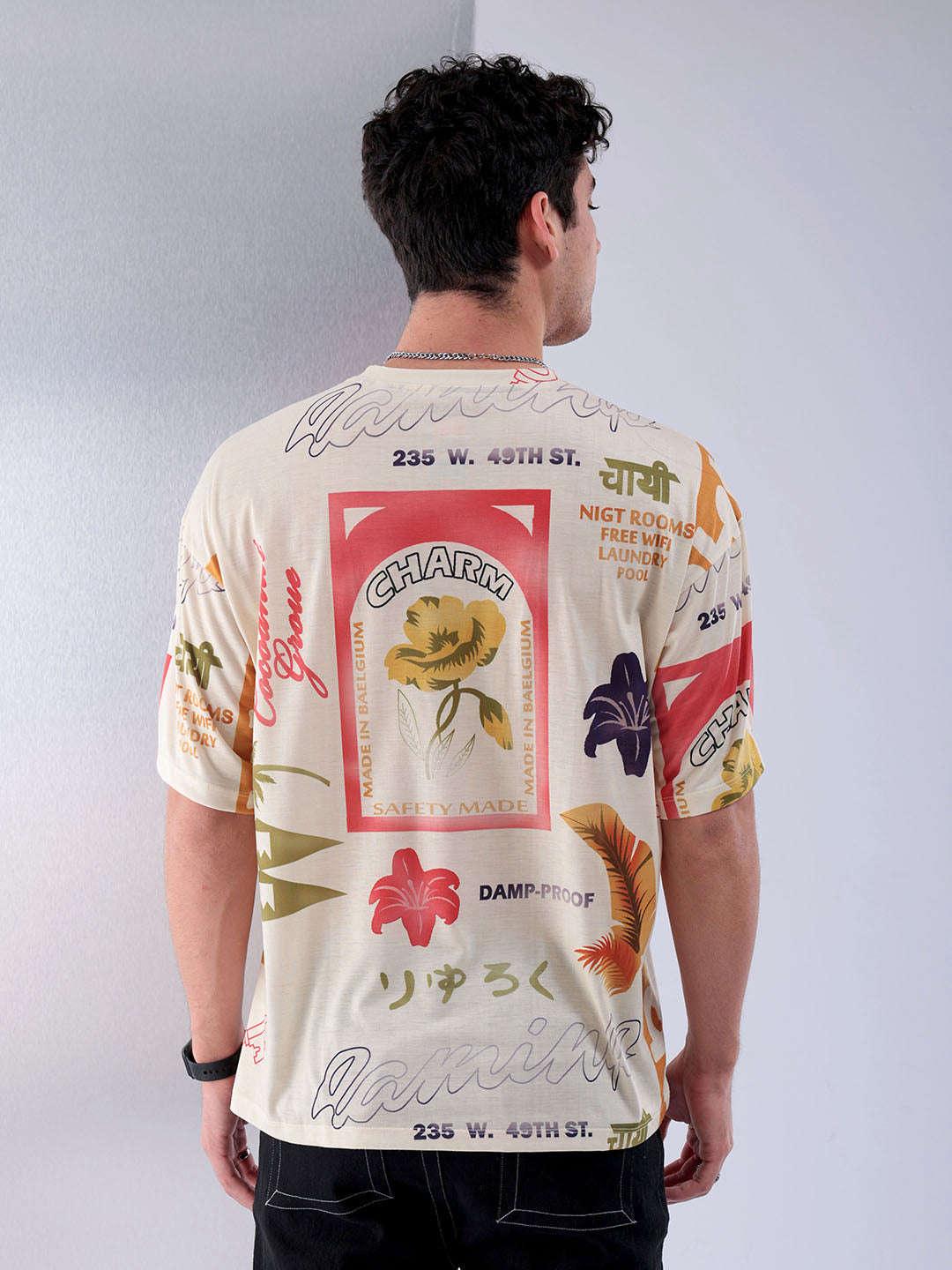 Men's Printed Oversized T-Shirt