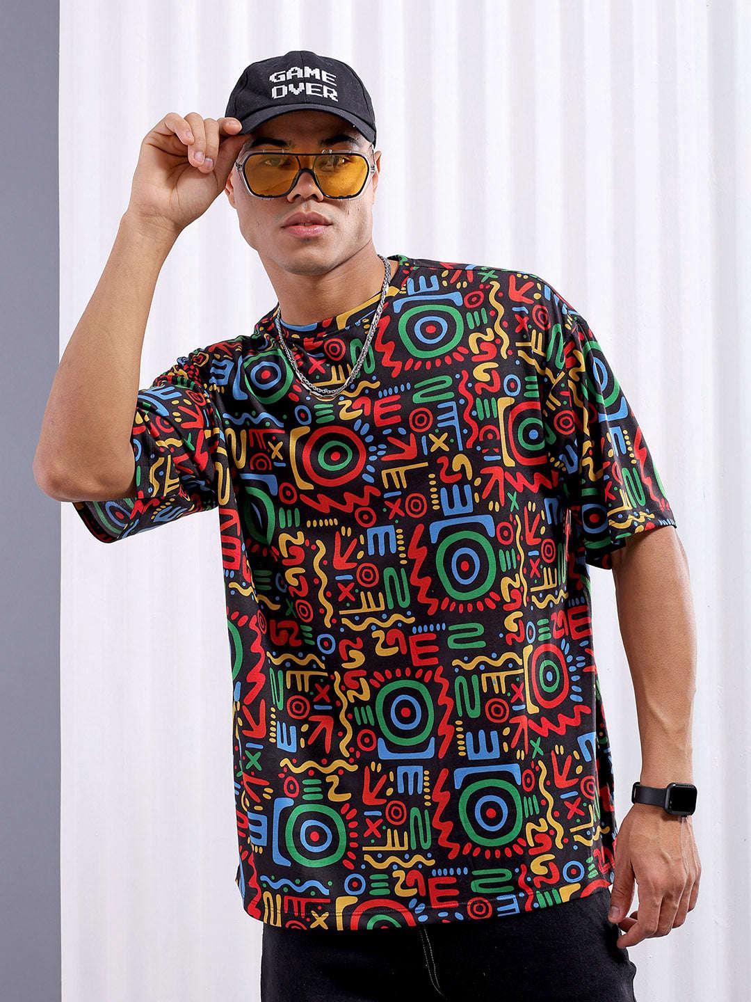 Men's Printed Oversized T-Shirt