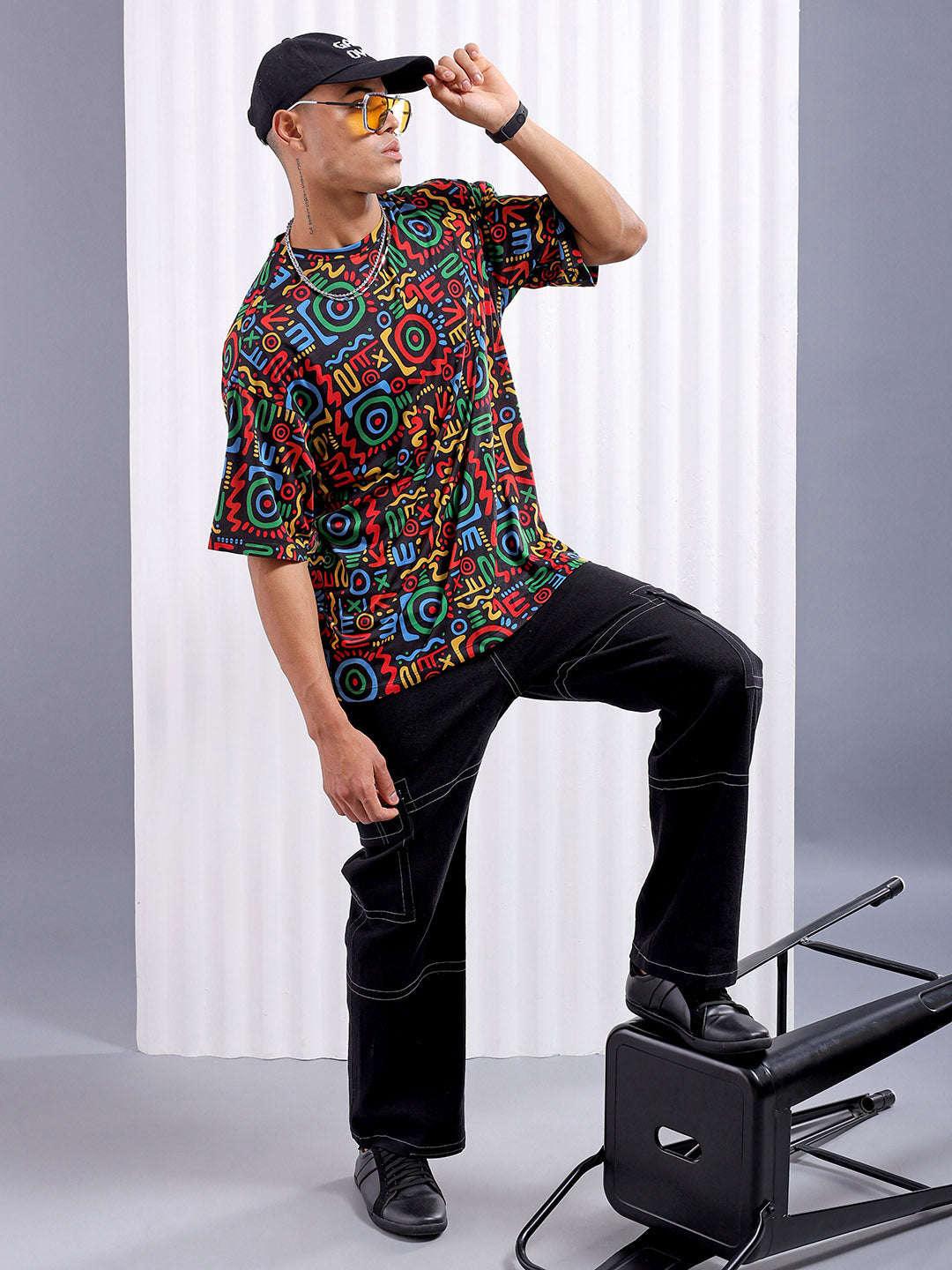 Men's Printed Oversized T-Shirt