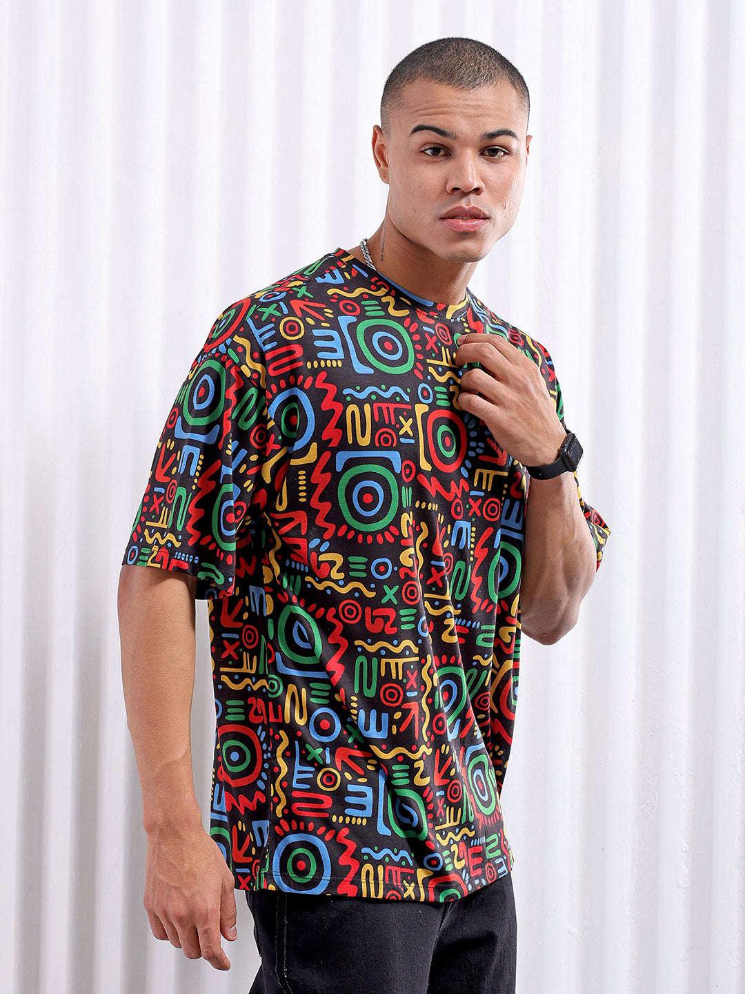 Men's Printed Oversized T-Shirt