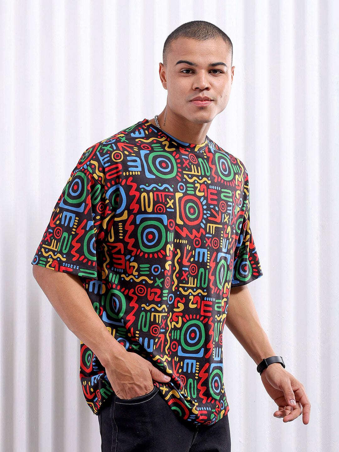 Men's Printed Oversized T-Shirt