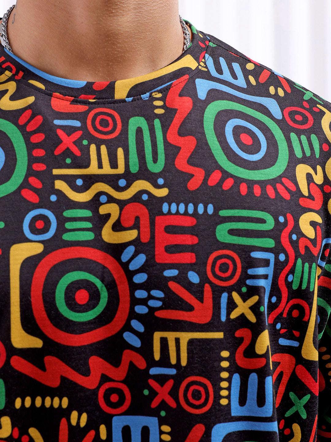 Men's Printed Oversized T-Shirt