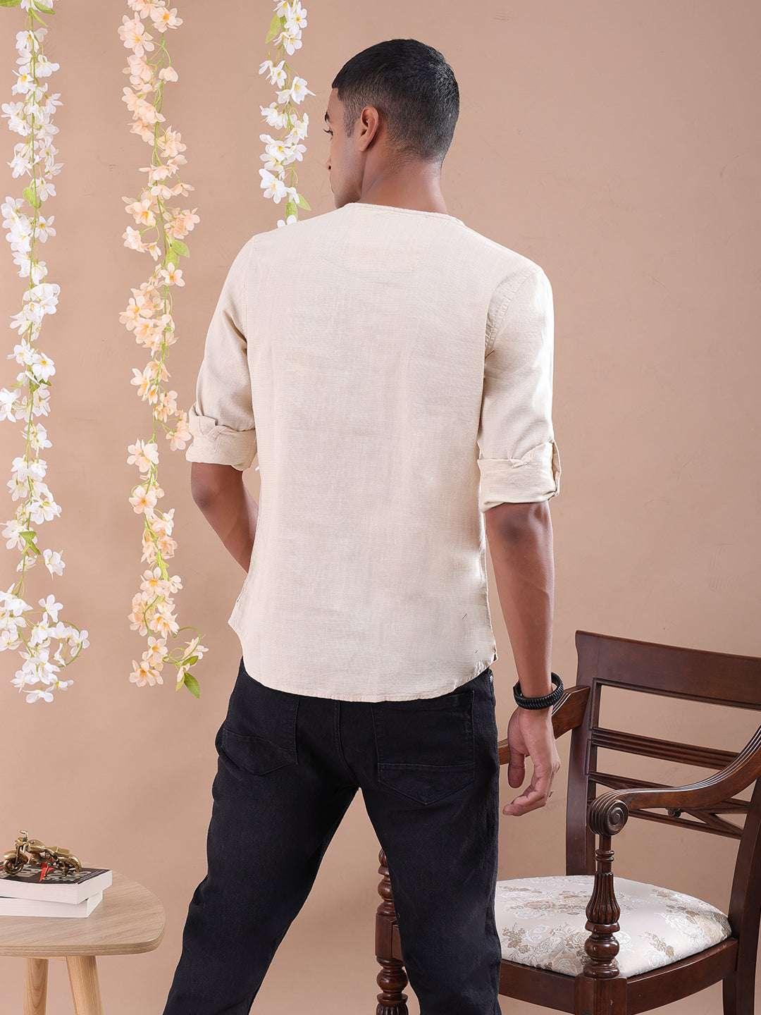 Men's V-Neck Kurta