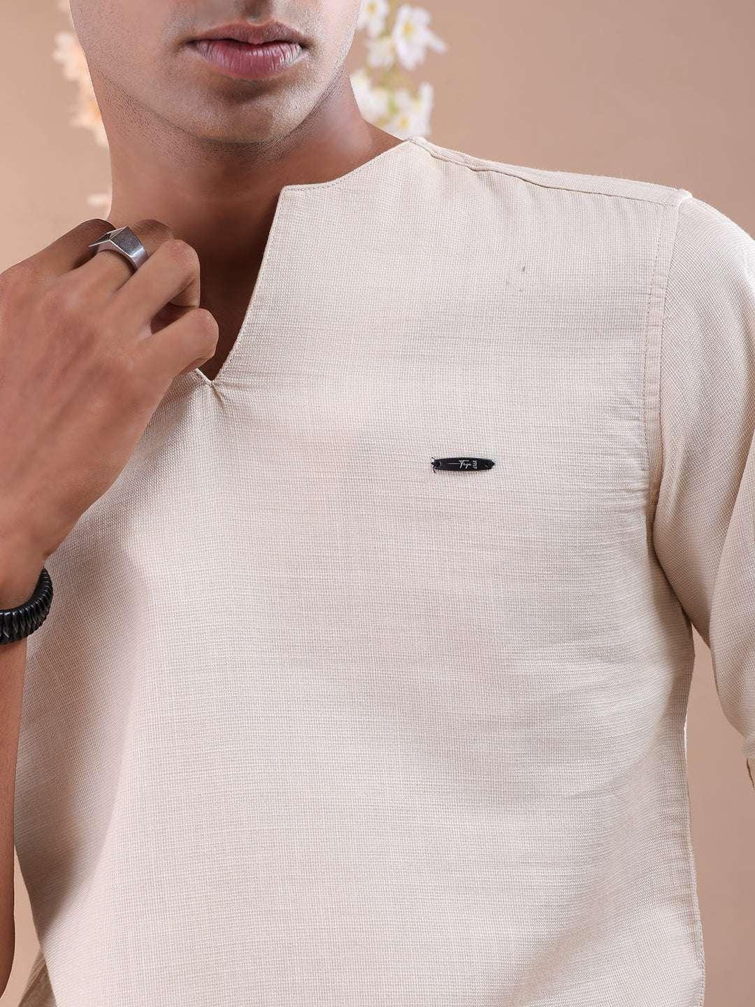 Men's V-Neck Kurta