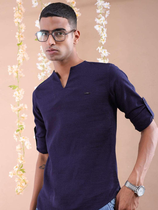 Men's V-Neck Kurta